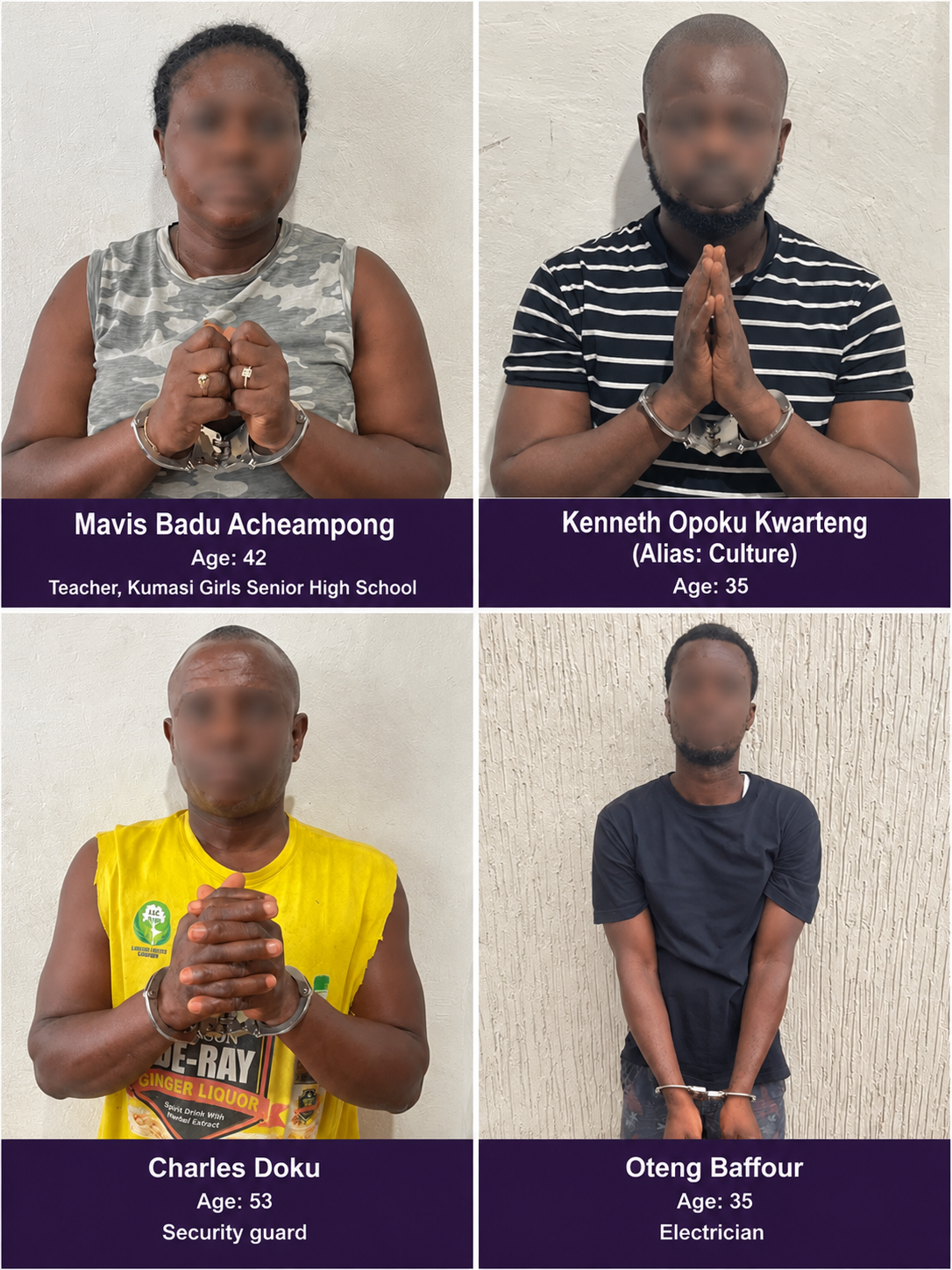 Police arrest four over alleged kidnapping and torture of 30-year-old man in Assin Fosu