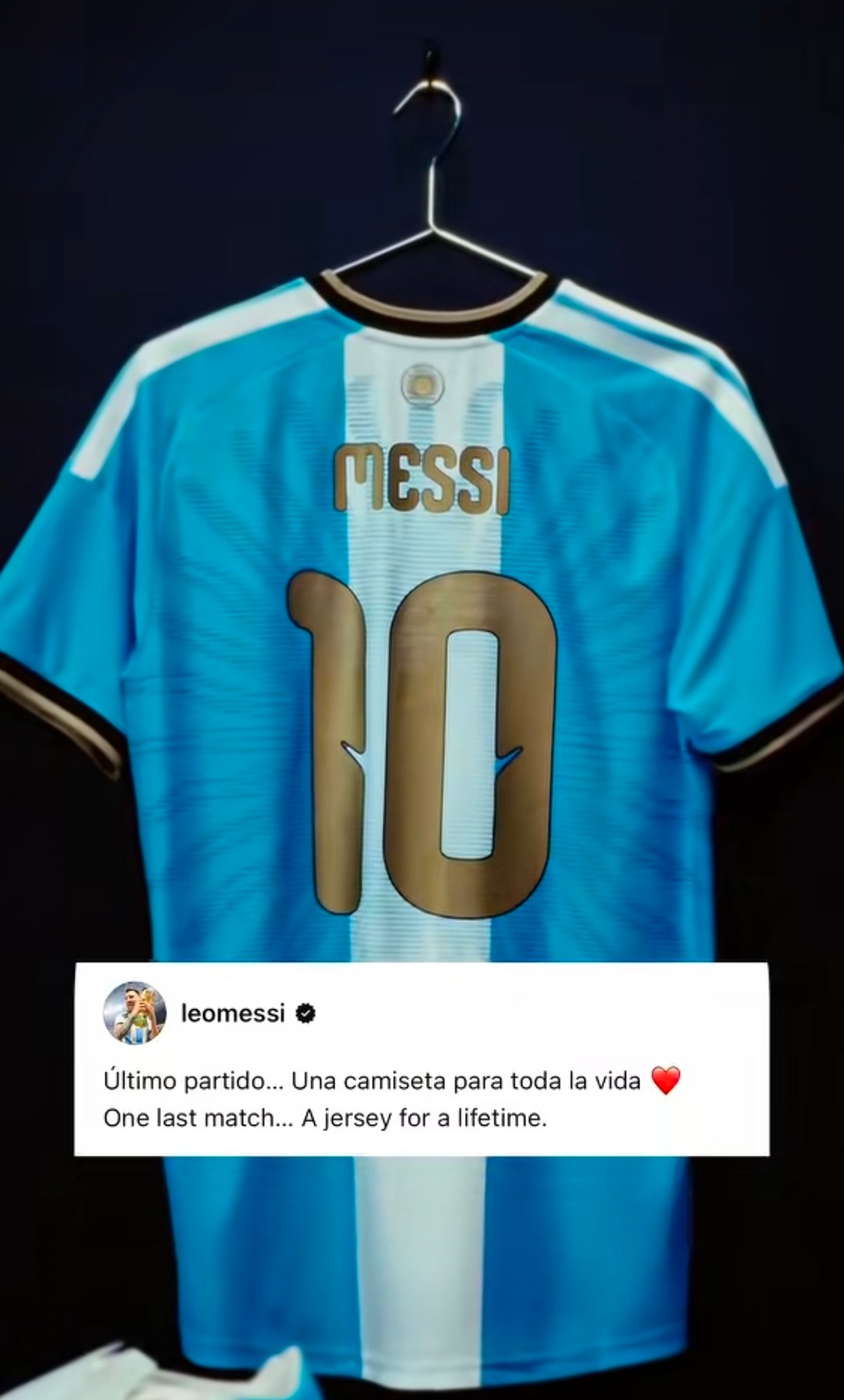 Messi to play final Argentina game against Benin on October 6
