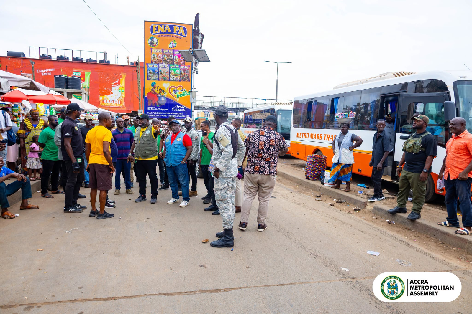 Accra Mayor gives Metro Mass Kaneshie terminal 24 hours to clean up