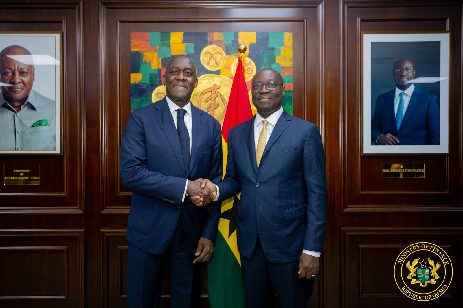 Ghana targets investment-grade status as Finance Minister engages IFC chief
