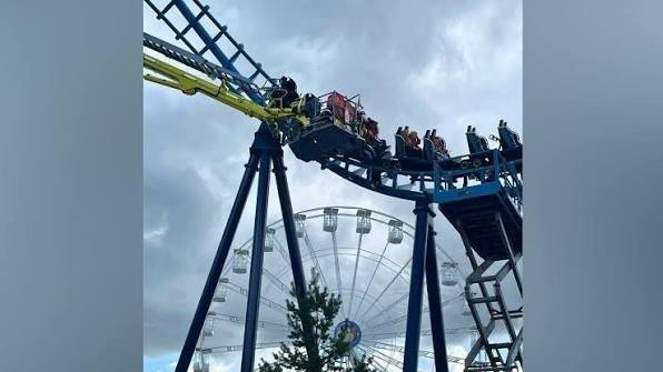 Firefighters rescue 27 people trapped on Lowestoft rollercoaster