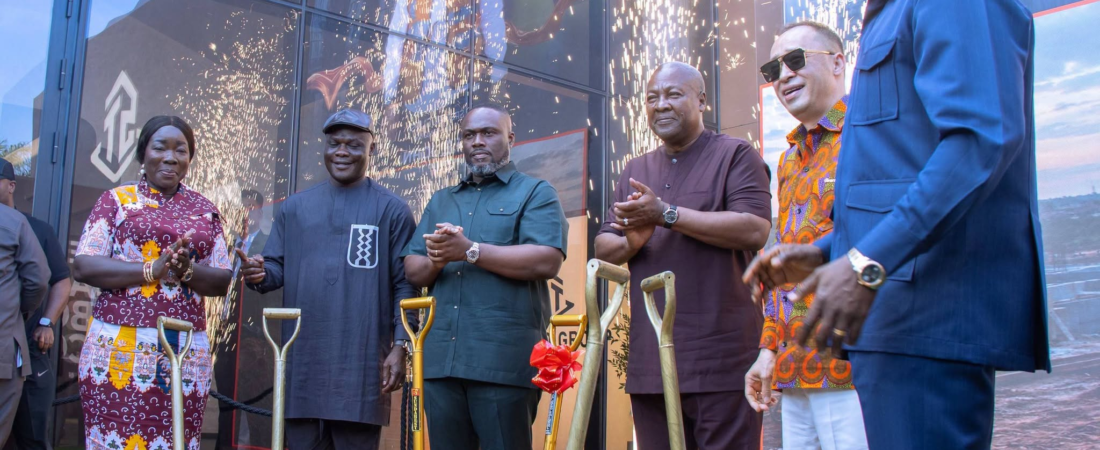 Mahama cuts sod for $1.3bn Sentuo Airport Garden City project
