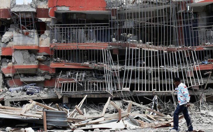 Several feared trapped after building collapses in Nairobi